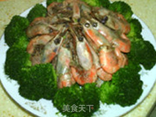 【加拿大野生北极虾】;西兰花北极虾的做法步骤:9