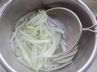 冬瓜炒肉丝的做法步骤:6