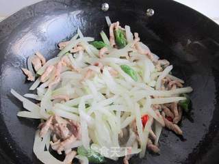 冬瓜炒肉丝的做法步骤:10
