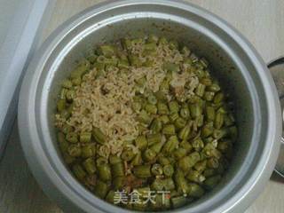 豆角蒸饭的做法步骤:6