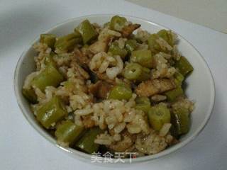 豆角蒸饭的做法步骤:8