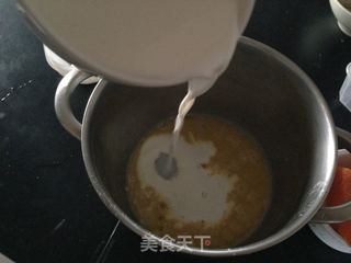 香甜润肺——南瓜班戟的做法步骤:3