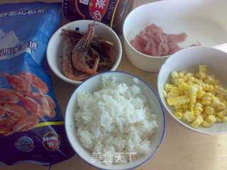 【加拿大野生北极虾】北极虾什锦泡饭的做法步骤:2