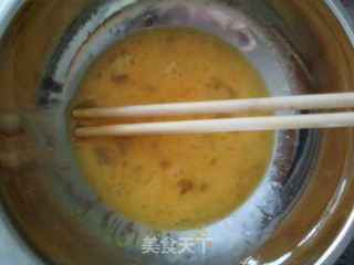 青蒜火腿蛋炒饭的做法步骤:3