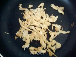 青蒜火腿蛋炒饭的做法步骤:7