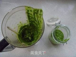 清新浓郁---自制意大利青酱Pesto的做法步骤:5