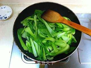 香菇油菜的做法步骤:2