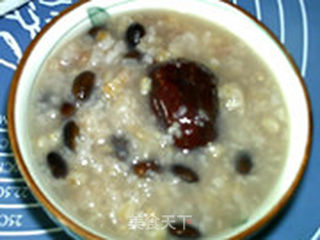 黑豆小麦粥的做法步骤:8