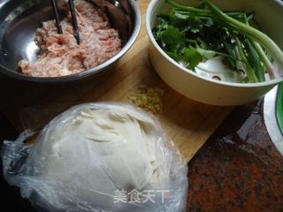 【酸汤馄饨】---附：简单快捷零失误馄饨包法的做法步骤：1