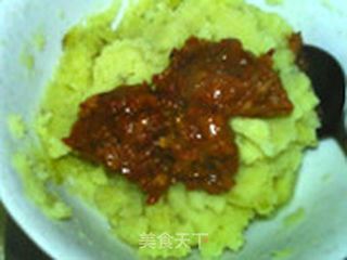 焗培根批萨土豆泥的做法步骤:8