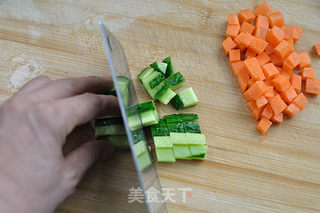 多彩豆腐的做法步骤:3