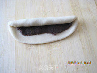 重拾生活记忆----编织扣红豆馅面包的做法步骤:7