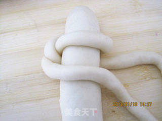 重拾生活记忆----编织扣红豆馅面包的做法步骤:17