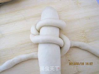 重拾生活记忆----编织扣红豆馅面包的做法步骤:18