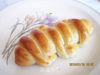 重拾生活记忆----编织扣红豆馅面包的做法步骤:22