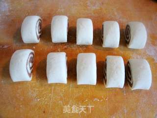 可可花卷的做法步骤:6