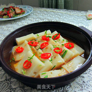 微波米豆腐的做法步骤:7