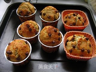 美味下午茶——香蕉巧克力马芬的做法步骤:8