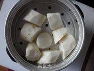 蓝莓山药泥的做法步骤:2