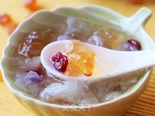 美容佳品——雪莲子桃花泪的做法步骤:9