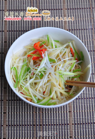 餐前开胃菜——辣白菜土豆丝的做法步骤:6