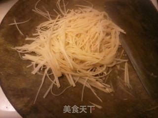 土豆丝荞麦煎饼的做法步骤:3