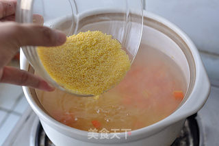 羊肝小米粥的做法步骤:6