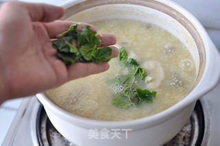 羊肝小米粥的做法步骤:9