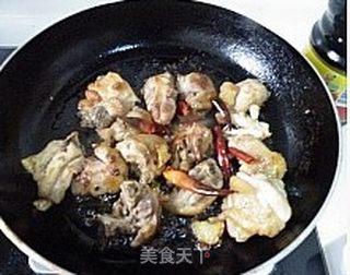 咸辣适中有嚼头的炒鸡做法-------干煸鸡的做法步骤:7