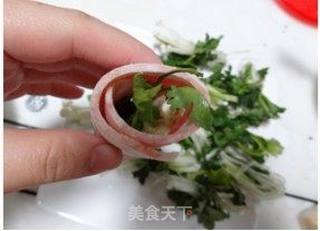 香!香!香!一口一个开吃吧——孜然羊肉菜卷的做法步骤:3