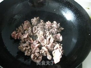 物美价廉亮丽菜------菊花鸡胗的做法步骤:10