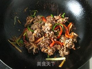 物美价廉亮丽菜------菊花鸡胗的做法步骤:15