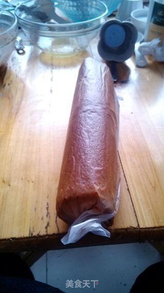 巧克力蛋糕卷的做法步骤:16