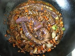 米饭杀手------肉末盘龙茄子的做法步骤：18