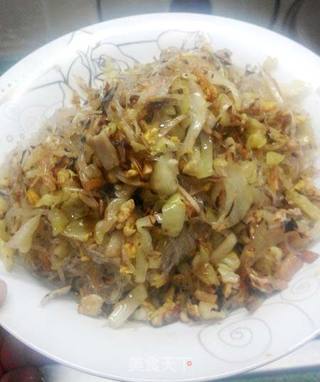瑶柱炒粉丝的做法步骤:9