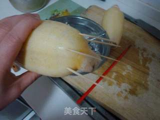 蜜汁桂花藕的做法步骤:4
