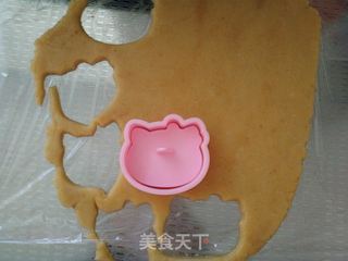 hello kitty饼干的做法步骤:5