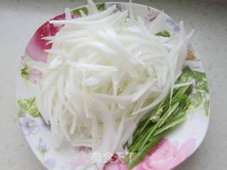 馕焖皮芽子炒肉的做法步骤:2