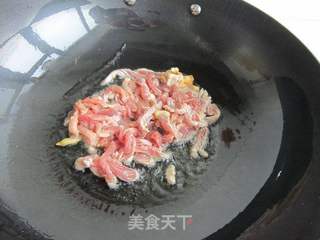 馕焖皮芽子炒肉的做法步骤:5