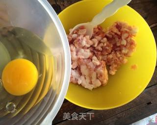 金砖银瓦---锅塌茄盒的做法步骤:2