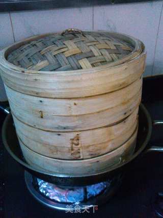 原味芋头蒸糕的做法步骤:6