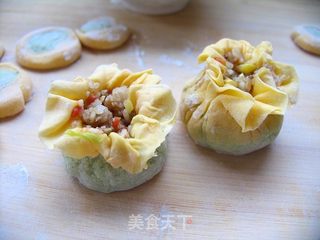 缤纷好滋味——翡翠黄金北极虾烧麦的做法步骤:20