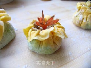 缤纷好滋味——翡翠黄金北极虾烧麦的做法步骤:21