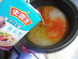 金针肥牛锅的做法步骤:9