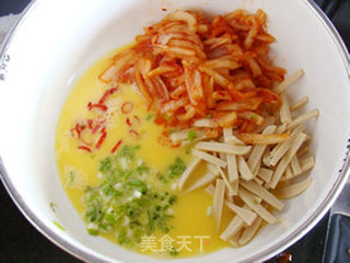 韩国泡菜饼的做法步骤:10