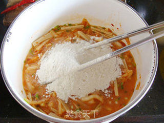 韩国泡菜饼的做法步骤:11