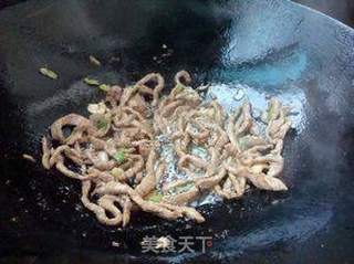 随意搭配的炒菜——三丝炒肉的做法步骤:6