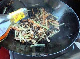 随意搭配的炒菜——三丝炒肉的做法步骤:10