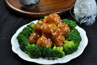 莲藕团圆丸儿的做法步骤:19