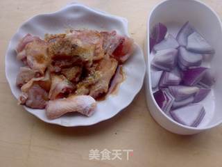 黑椒洋葱鸡的做法步骤:2